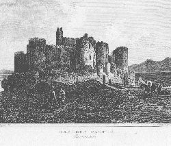 Item #55-1017 Harlech Castle, Merionethshire, North Wales. Woolnoth after Baynes.