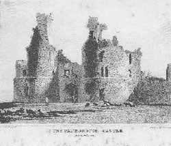 Woolnoth after Shepherd - Dunstanborough Castle, Northumberland