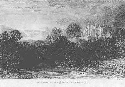 Item #55-1066 Lilburn Castle, Northumberland. Allom after Starling
