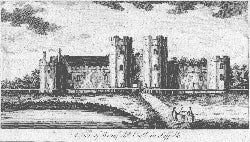 Item #55-1099 A View of Wingfield Castle in Suffolk. Anonymous