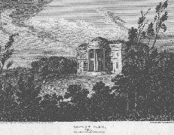 Item #55-1145 Bowden Park, the Seat of Barnard Dickenson, Esquire, Wiltshire. Greig after Thompson after Britton.