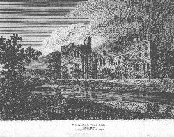 Item #55-1155 Wressle Castle, as it appeared before the Fire in 1796, Yorkshire. Matthews after Neale after Savage.