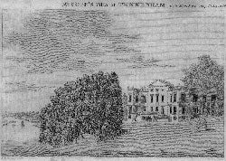 Item #55-1253 Mr. Pope's Villa at Twickenham. Cary after Lewis
