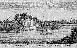 Item #55-1254 Mr. Pope's House at Twickenham, now in the Possession of Welcore Ellis, Esquire. Anonymous.