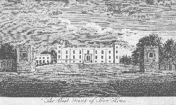 Item #55-1276 The West Front of Sion House. Anonymous