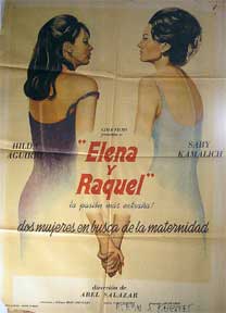 Item #55-1302 Elena y Raquel [movie poster]. (Cartel de la película). Hilda Aguirre...