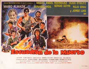 Item #55-1313 Escuadron de la muerte, El [movie poster]. (Cartel de la película). Miguel Angel...