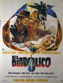 Item #55-1337 Diabolico, El [movie poster]. (Cartel de la película). Jorge Russek...