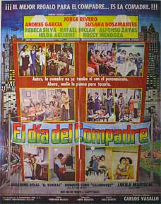 Item #55-1339 Dia del compadre, El [movie poster]. (Cartel de la película). Andres Garcia...