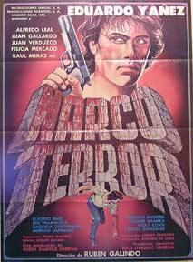 Item #55-1350 Narco terror [movie poster]. (Cartel de la película). Felicia Mercado...