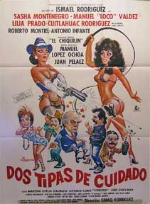 Item #55-1351 Dos tipas de cuidado [movie poster]. (Cartel de la película). Manuel Lopez Ochoa...