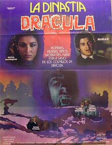 Item #55-1399 Dinastia de Dracula, La [movie poster]. (Cartel de la película). Silvia Manriquez...