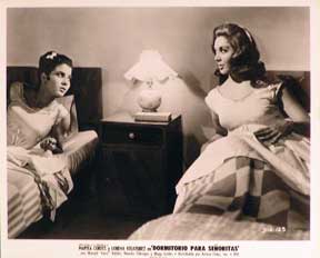 Item #55-1433 Dormitorio para senoritas [movie poster]. (Cartel de la película). Mapita Cortes...