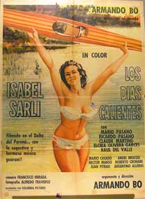 Item #55-1442 Dias calientes, Los [movie poster]. (Cartel de la película). Argentino Alleres...