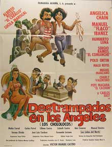 Item #55-1445 Destrampados in Los Angeles [movie poster]. (Cartel de la película). Angelica...