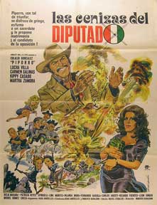 Item #55-1465 Cenizas del diputado, Las [movie poster]. (Cartel de la película). Lucha Villa...