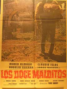 Item #55-1471 Doce malditos, Los [movie poster]. (Cartel de la película). Claudia Islas...
