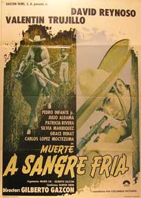 Item #55-1473 Muerte a sangre fria [movie poster]. (Cartel de la película). Julio Aldama...