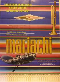 Item #55-1477 Mariachi - Fiesta de sangre [movie poster]. (Cartel de la película). Mario Almad...