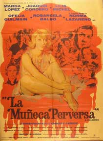 Item #55-1484 Muneca perversa, La [movie poster]. (Cartel de la película). Rosangela Balbo...
