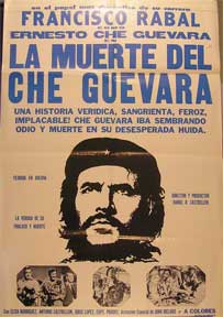 Item #55-1486 La Muerte del Che Guevara [movie poster]. (Cartel de la película). Elisa Rodriguez...