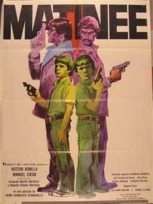 Matinee [movie poster]. (Cartel de la pel&iacute;cula. Direcci&oacute;n: Jaime Humberto Hermosillo. Con.