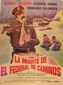 Item #55-1491 Muerte de el federal de camiones [movie poster]. (Cartel de la película). Rosenda...