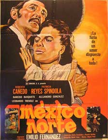 Item #55-1505 Mexico Norte [movie poster]. (Cartel de la película). Narciso Busquets...