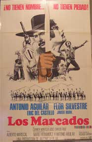 Item #55-1513 Marcados, Los [movie poster]. (Cartel de la película). Flor Silvestre...