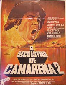 Item #55-1523 Secuestro de Camarena, El [movie poster]. (Cartel de la película). Fernando...