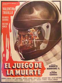 Item #55-1527 El Juego de la Muerte [movie poster]. (Cartel de la película). Blanca Guerra...