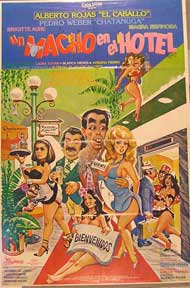 Item #55-1531 Macho en el hotel, Un [movie poster]. (Cartel de la película). Pedro Weber...