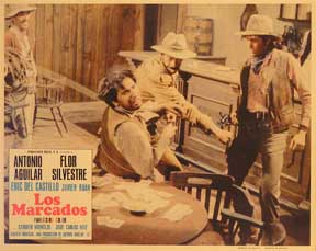 Item #55-1538 Marcados, Los [movie poster]. (Cartel de la película). Flor Silvestre...