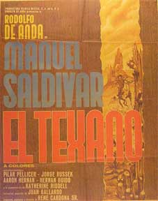 Item #55-1569 Texano, El [movie poster]. (Cartel de la película). Elsa Cardenas...
