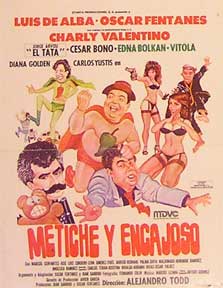 Item #55-1578 Metiche y encajoso [movie poster]. (Cartel de la película). Luis de Alba...