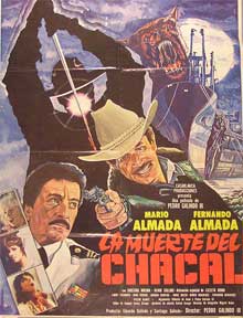 Item #55-1584 Muerte del chacal, La [movie poster]. (Cartel de la película). Fernando Almada...
