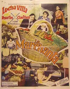 Direccin: Arturo Martinez. Con Julio Cesar Agrasanchez, Elias Charur, Hortensia Clavijo, Antonio Espino - Marchanta, la [Movie Poster]. (Cartel de la Pelcula)