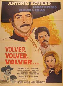 Item #55-1608 Volver, volver, volver [movie poster]. (Cartel de la película). Jorge Rivero...