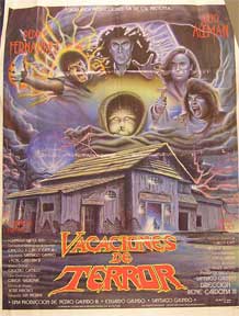 Item #55-1611 Vacaciones de terror [movie poster]. (Cartel de la película). Julio Aleman...