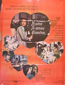 Item #55-1622 Yo amo, tu amas, nosotros... [movie poster]. (Cartel de la película). Lilia...