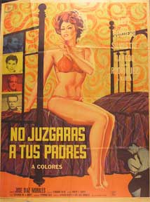 Item #55-1623 No juzgaras a tus padres [movie poster]. (Cartel de la película). Joaquin Cordero...
