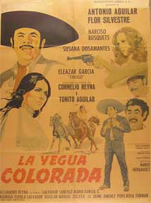 Item #55-1625 Yegua colorada, La [movie poster]. (Cartel de la película). Flor Silvestre...