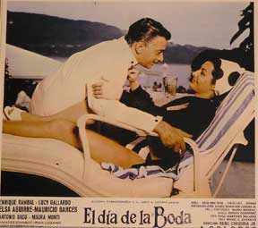 Item #55-1630 Dia de la boda, El [movie poster]. (Cartel de la película). Guillermo Alvarez...