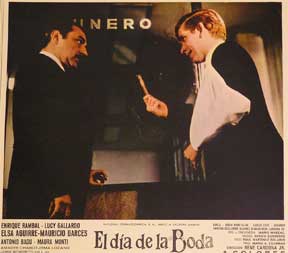 Item #55-1632 Dia de la boda, El [movie poster]. (Cartel de la película). Guillermo Alvarez...