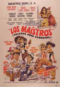 Item #55-1640 Maistros, Los [movie poster]. (Cartel de la película). Alejandra Peniche...