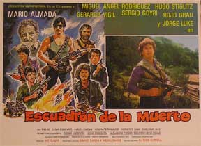 Item #55-1644 Escuadron de la muerte, El [movie poster]. (Cartel de la película). Miguel Angel...