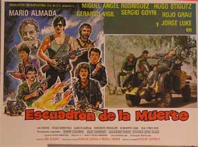 Item #55-1646 Escuadron de la muerte, El [movie poster]. (Cartel de la película). Miguel Angel...