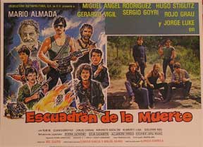 Item #55-1647 Escuadron de la muerte, El [movie poster]. (Cartel de la película). Miguel Angel...