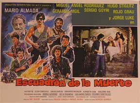 Item #55-1650 Escuadron de la muerte, El [movie poster]. (Cartel de la película). Miguel Angel...