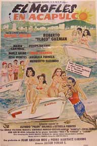 Item #55-1653 Mofles en Acapulco, El [movie poster]. (Cartel de la película). Humberto Elizondo...